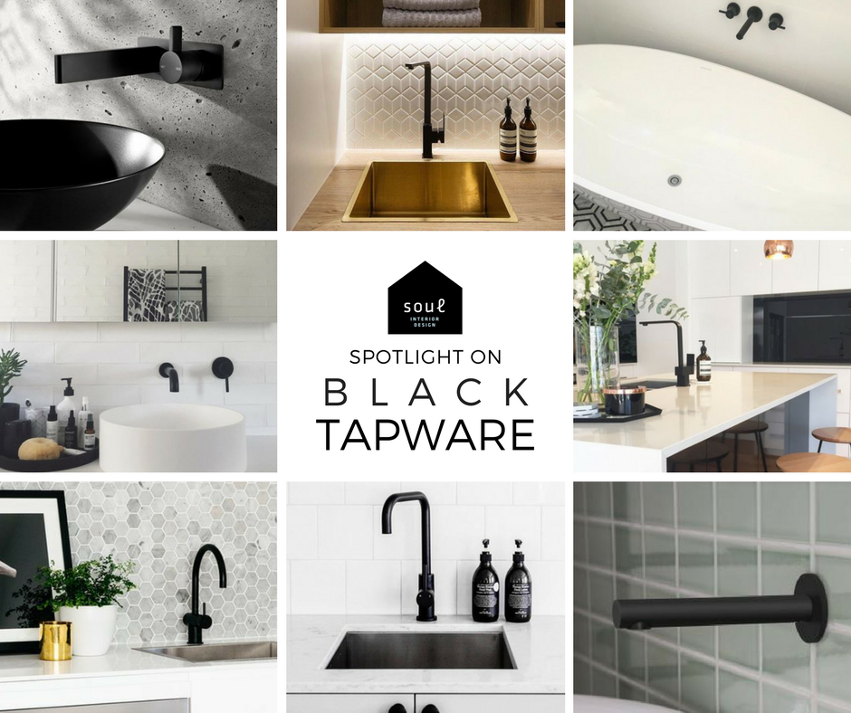 black tapware